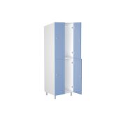 Шкаф для раздевалок WL 22-60 голубой/белый