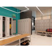 Раздевалка в тренажерном зале