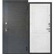 ГАРДА 2МДФ ГРАФИТ/БЕЛЫЙ ЛИНИИ