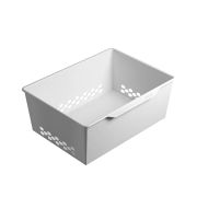 Корзина пластиковая ПРАКТИК Home GBP 60х20 белая