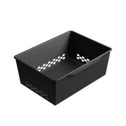 Корзина пластиковая ПРАКТИК Home GBP 60х20 графит