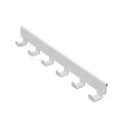 Панель с крючками боковая ПРАКТИК Home GHB-30 белая