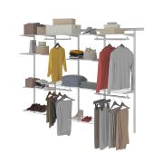 Гардеробная система Max G240 белая