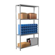 Стеллаж металлический MS Standart 185/100x30/4