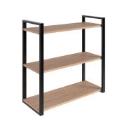 Полка Home-3 вяз натуральный/чёрный